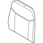 KB3Z2160032DA - Body: 2019-2023 Ford Ranger - Seat Back Cover for Ford: Ranger Image