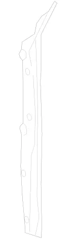 2178890125 - Body: Rear Cover for Mercedes-Benz Image