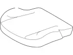 DG1Z5462900FA - Body: Cushion Cover for Ford: Taurus Image