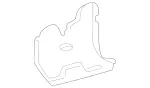 20368801065C56 - Body: Cowl Trim for Mercedes-Benz Image