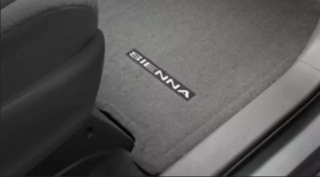 PT2060813120 - Interior: Carpet Floor Mats - Black - Fixed Console for Toyota: Sienna Image