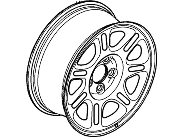 1L5Z1015DA - Suspension: Spare Wheel for Ford: Explorer Sport, Explorer Sport Trac, Ranger Image