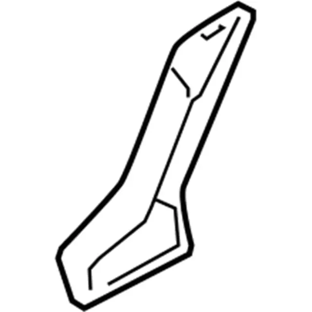 7A2Z7861348AAC - Body: Hinge Cover for Ford: Explorer Sport Trac Image