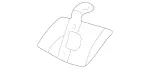 2026110114 - Body: Seat Bracket for Mercedes-Benz Image