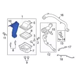 ML3Z9R530C - Engine: Intake Tube for Ford: F-150 Image
