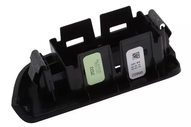 22991894 - : Black Carbon Metallic Passenger Side Rear Door Armrest Switch Bezel for GM Image