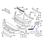 KR3Z15266AB - : Bumper Trim for Ford: Mustang Image
