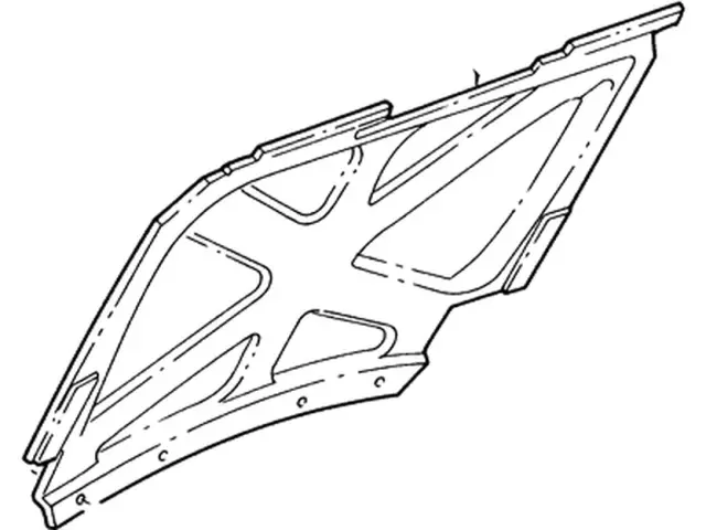 F4TZ16738A - Body: Insulator for Ford: F-250, F-350, F-Super Duty Image