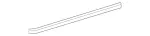 6397210280 - Body: Lower Weather-Strip for Mercedes-Benz: Metris Image