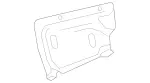 2056801622 - Exhaust System: Shielding for Mercedes-Benz Image