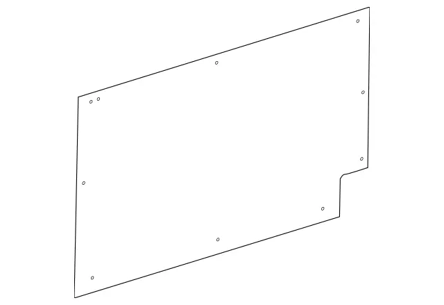 9066925206 - Body: Lower Panel for Mercedes-Benz: Sprinter 1500, Sprinter 2500, Sprinter 3500, Sprinter 3500XD Image image