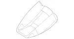 21682004127E94 - Body: Front Cover for Mercedes-Benz Image