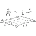 KB3Z2651916BA - : Headliner for Ford: Ranger Image