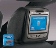 A9TAX611A08BBL - Audio/Video: DVD Headrest - Cloth Med Left Stone for Ford Image