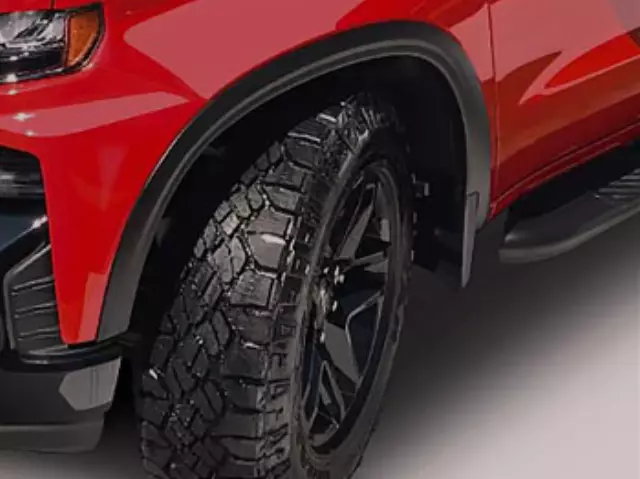 19419893 - Exterior: Low Profile Fender Flare Set - Black for Chevrolet: Silverado 1500, Silverado 1500 LTD Image