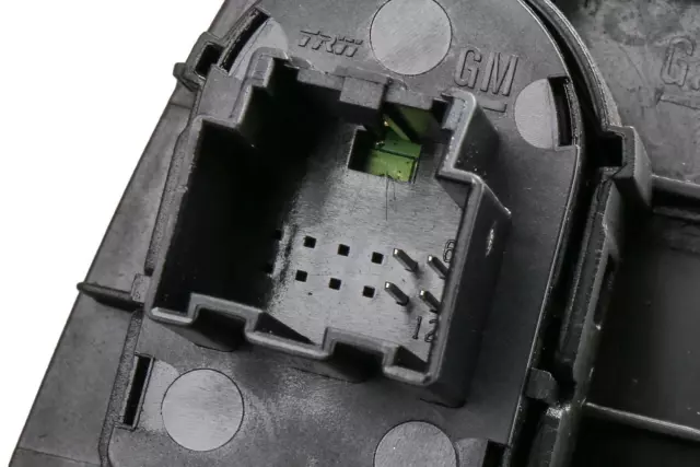 Jet Black Front Driver Side Door Armrest Switch Mount Plate - GM (23441475)