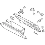 KR3Z63060T10BB - Body: Glove Box Assembly for Ford: Mustang Image