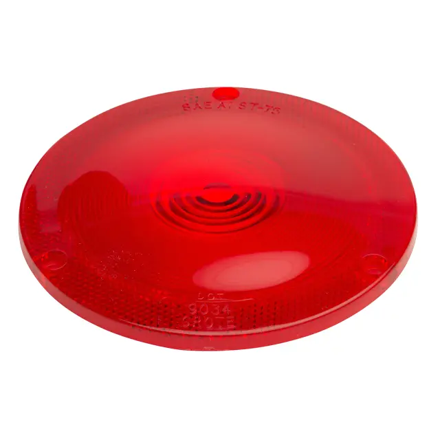 90342 - : RV, Marine &amp; Utility Replacement Lenses, Trailer Lighting Lens, Red for Grote Lighting Image