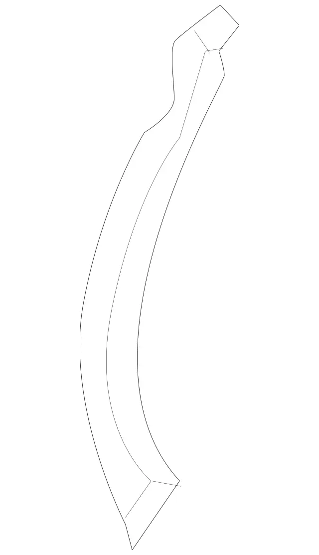 2118850116 - Attachment Parts: Reinforcement for Mercedes-Benz: E320, E500, E55 AMG Image image