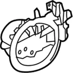 DM5Z5827936A - Body: Fuel Pocket for Ford: C-Max Image