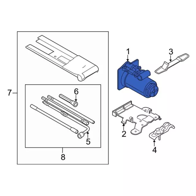 Floor Jack - Ford (AC3Z-17080-D)