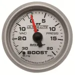 4907 - : GAUGE, VAC/BOOST, 2 1/16", 30INHG-20PSI, MECHANICAL, ULTRA-LITE II for AutoMeter Image