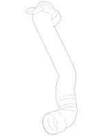 2305014382 - Cooling System: Upper Hose for Mercedes-Benz Image