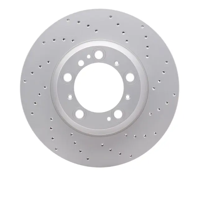 92002066D - Brakes &amp; Brake Parts: DFC Hi-Carbon Alloy Rotor - Drilled for DYNAMIC FRICTION Image