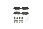 1BP01386AA - : Disc Brake Pad Set for Hyundai: Accent, Elantra, Elantra GT, Ioniq, Kona Electric, Sonata, Veloster, Venue | Kia: Forte, Niro, Niro EV, Optima, Rio, Soul, Soul EV Image
