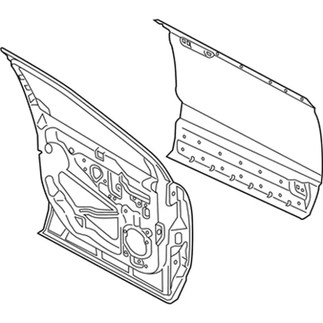FT4Z5820125B - Body: Door Shell for Ford: Edge Image