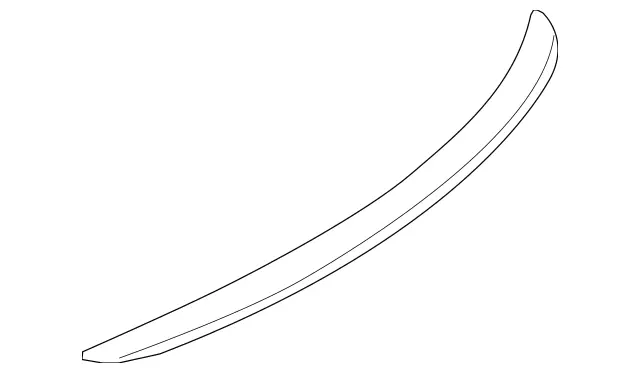 205790020064 - Exterior Detachable Parts: Rear Spoiler Attachment for Mercedes-Benz: C350e, C400, C450 AMG, C63 AMG Image