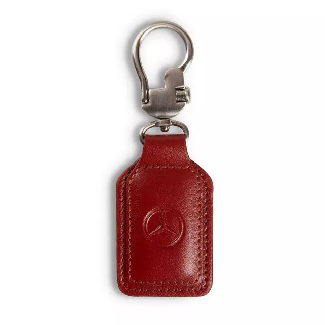 152068000 - : Mer Leather Key Fob Brown In Black Box for Mercedes-Benz Image