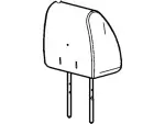 5L3Z18611A08DD - Body: Headrest for Ford: F-150 Image