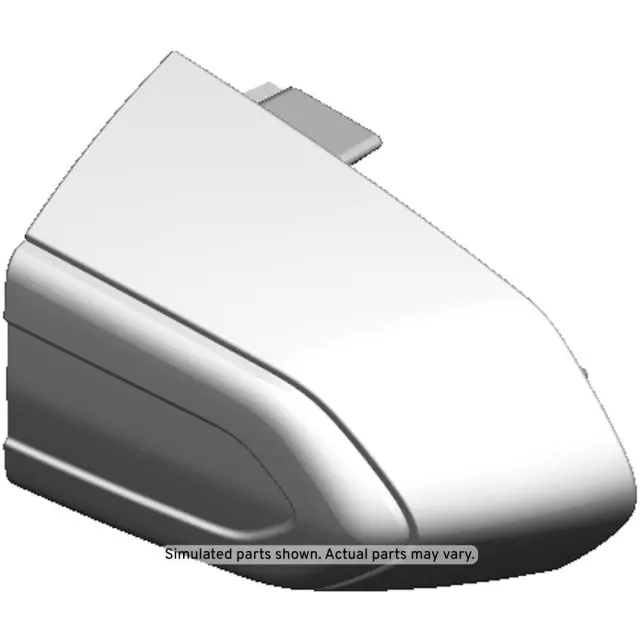 13596031 - : Primed Driver Side Front Door Lock Cylinder Cap for GM Image