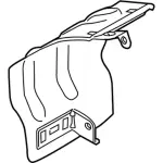 6S4Z10317AA - Electrical: Heat Shield for Ford: Focus Image