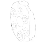 2054110100 - : Flex Disk for Mercedes-Benz: C43 AMG, C450 AMG, CLS450, CLS550, E300, E350, E400, E43 AMG, E450, GL350, GL450, GL550, GLE43 AMG, GLE450 AMG, GLS350d, GLS450, GLS550, Maybach S550, Maybach S560, Maybach S580, ML550, S450, S550, S560, S580, S580e, SLC300, SLC43 AMG, SLK300 Image