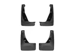 110144120144 - : Black MudFlap No-Drill DigitalFit® MudFlap Kit for WeatherTech Image