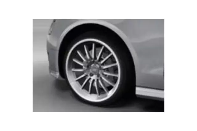 19in 15-Spoke Alloy Wheel, Bright Aluminum - Audi (8T0-071-499-1ZL)