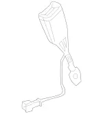 2048602369 - : Seat Belt Buckle for Mercedes-Benz Image