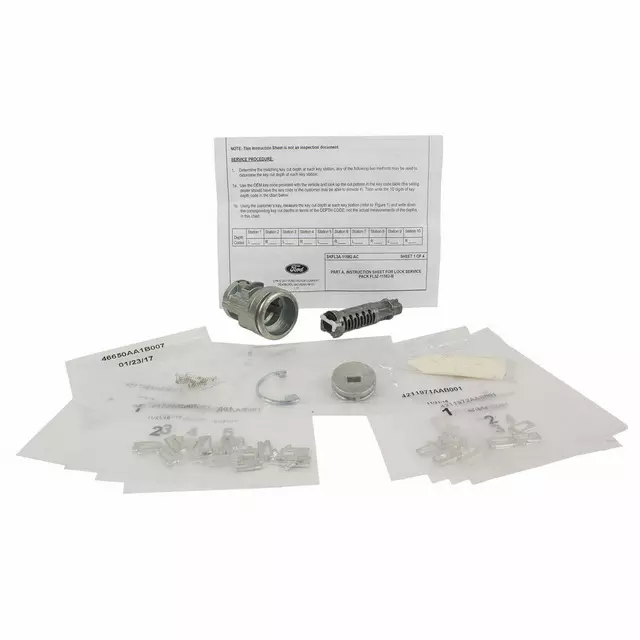 FL3Z11582B - Steering: Ignition Cylinder for Ford Image