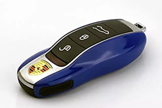 971044801M5F - Interior: Painted Vehicle Key Cap - Night Blue Metallic for Porsche: 911, Taycan Image