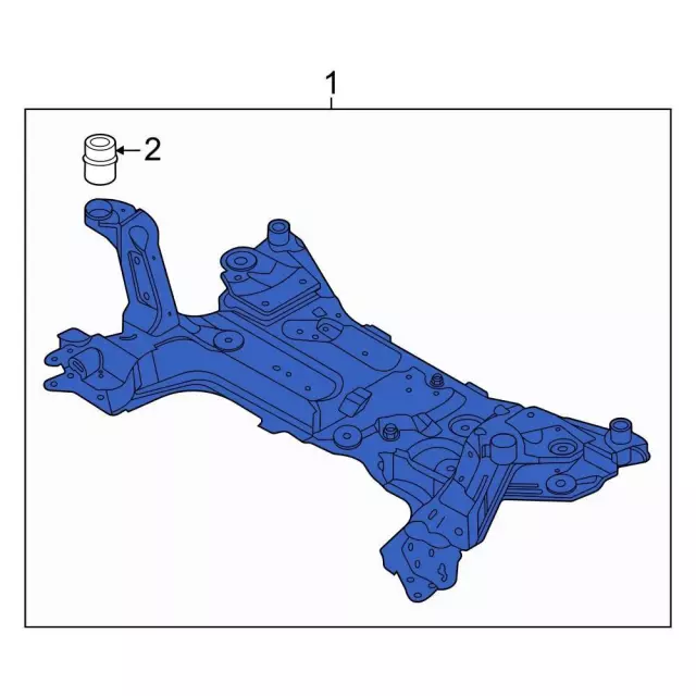PZ6Z5035B - Suspension: Suspension Cross-member for Ford Image