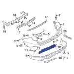 LB5Z17E855C - Body: Support for Ford: Explorer Image