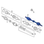 LK9Z3B437B - : Axle Assembly for Ford: Mustang Mach-E Image