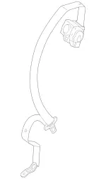 11786009859C94 - Electrical: Center Belt Assembly for Mercedes-Benz Image