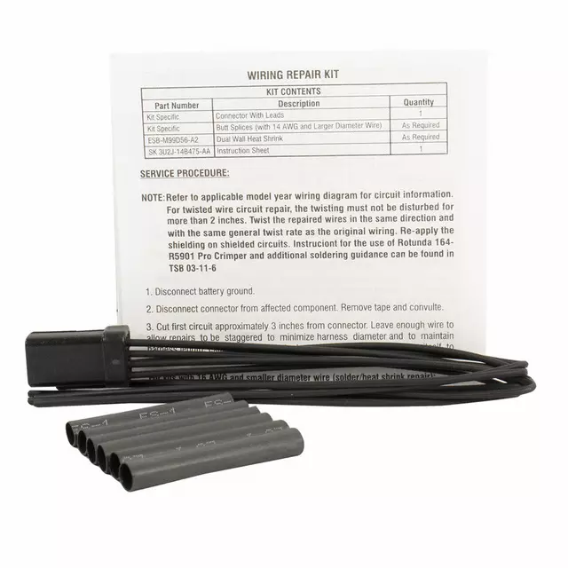 3U2Z14S411HMB - : Wire Assembly for Ford Image
