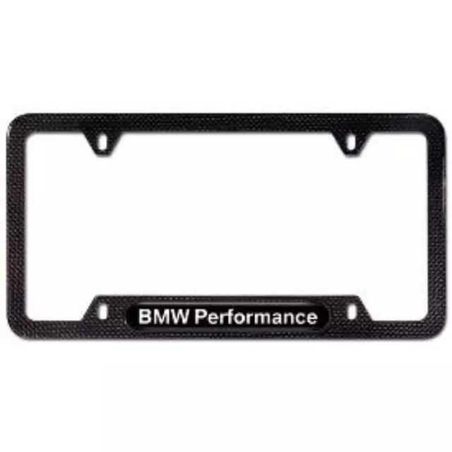 82120010405 - Exterior: License Plate Frame, M Logo silver/chrome for BMW Image