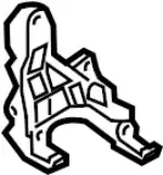 11910AM600 - HVAC: Clutch Mount Bracket for INFINITI: FX35, G35 Image