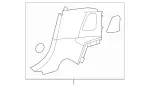23169018019H15 - : Lower Quarter Trim for Mercedes-Benz Image