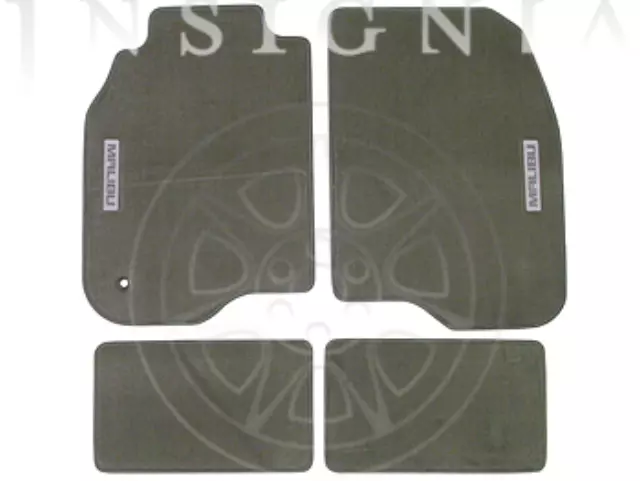25965044 - Interior: Floor Mats - Carpet W/ Malibu Logo - Titanium for Chevrolet: Malibu Image